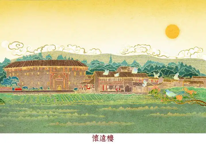 《一本福建》文创插画