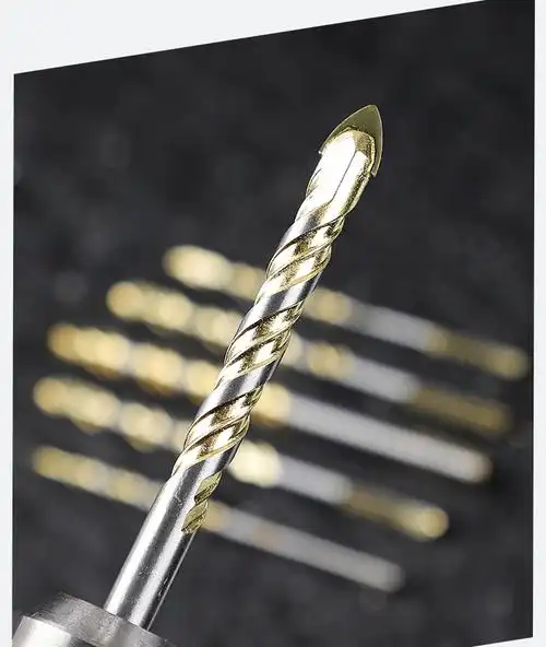 瓷砖钻头打孔6mm超硬合金混凝土水泥墙电钻头玻璃多功能三角钻头豹点