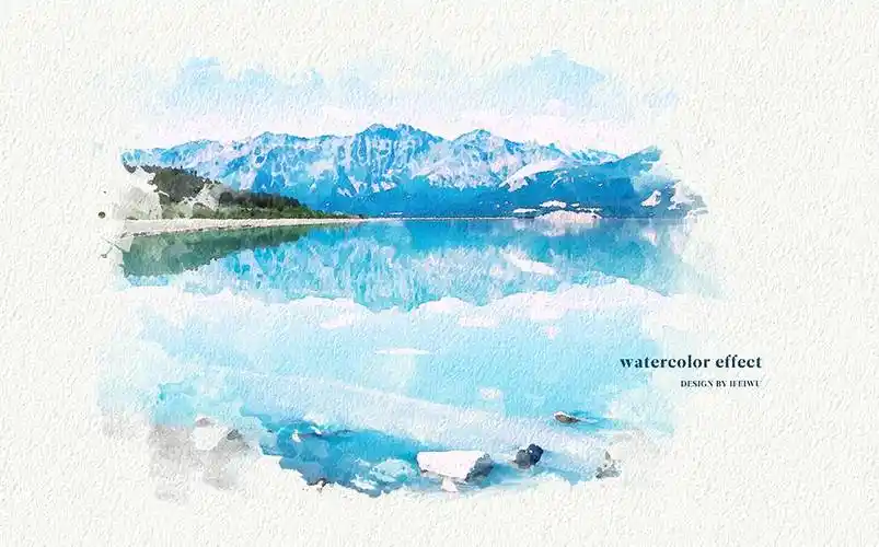 魔术滤镜用ps转摄影为水彩画效果