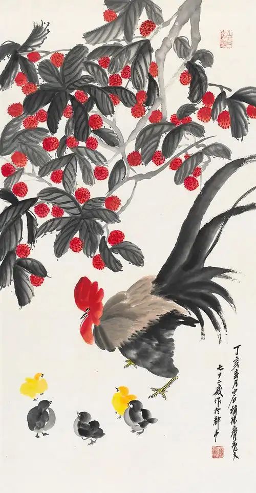 荔枝和鸡
