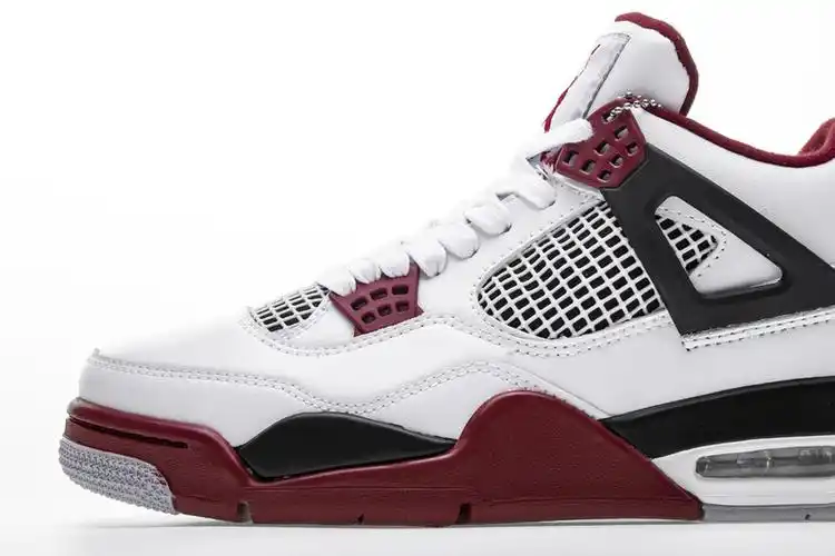 aj4白红兔八哥 复刻 air jordan 4 "fire red" 308497-160