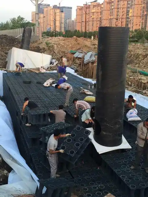 逸凡海绵城市施工现场图