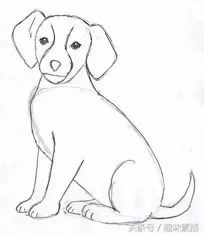 卡通画可爱素描简笔画