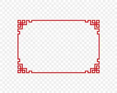 中式边框边框素材边框花纹边框设计边框png