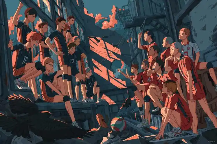 p3搞了张伪海报[doge]#排球少年  #音驹  #乌野