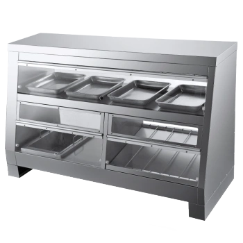 hotkitch商用加热保温展示柜保温箱两层蛋挞保温机汉堡熟食炸鸡食保温