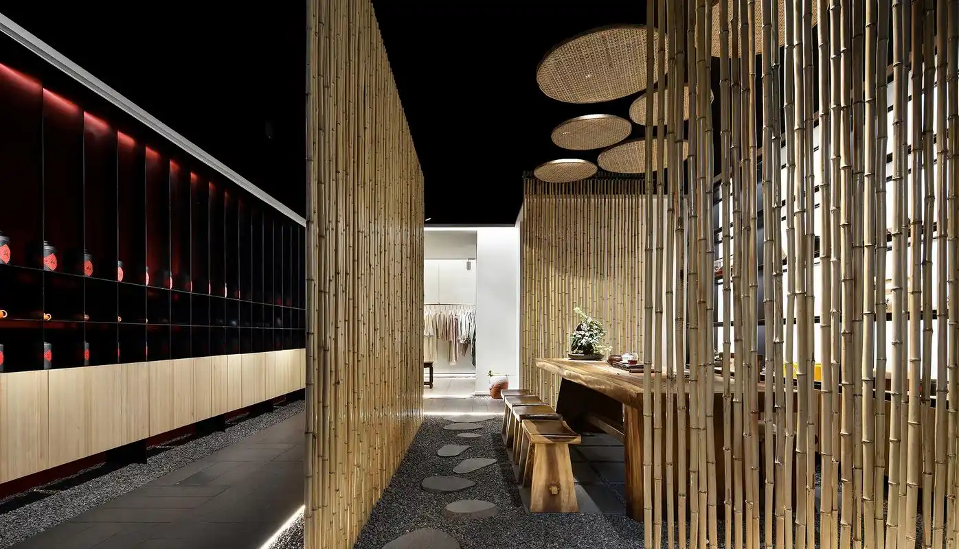 拂桂茶舍丨漫步竹林间悠然品茶香