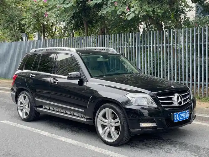 车辆图片奔驰glk350(进口顶配) 广州牌一手!实表9.