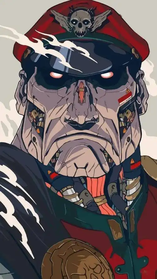 机器风插画一切一切都可机器