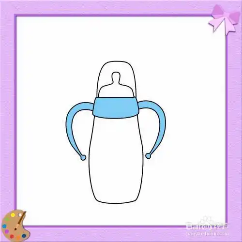 简笔画画婴儿的奶瓶