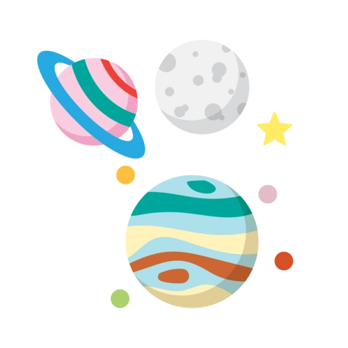 卡通外星宇宙星球免扣素材