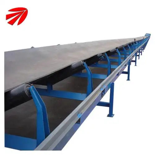 津锐砂石骨料输送机槽型带式输送机砂石传送带输送机