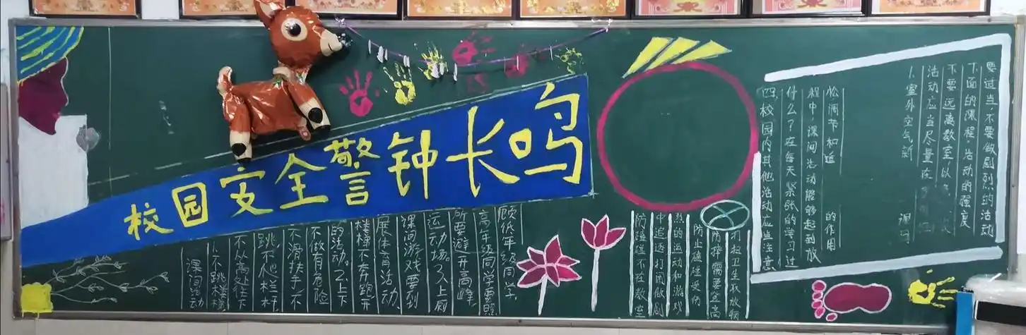 警钟常鸣黑板报 黑板报图片大全