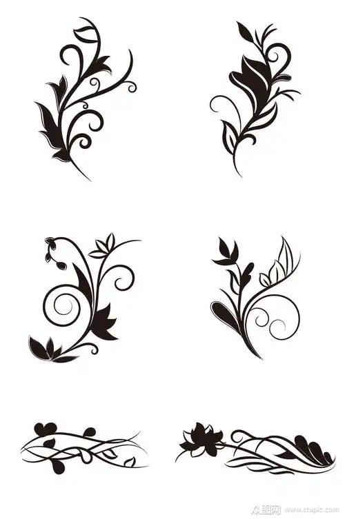 植物花卉花纹图案