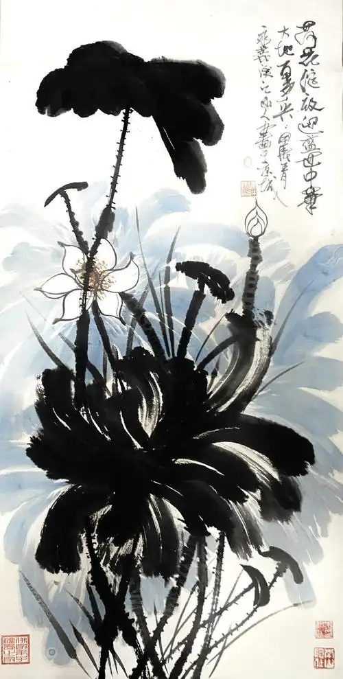 实力派画家朱祖国的山水花鸟作品