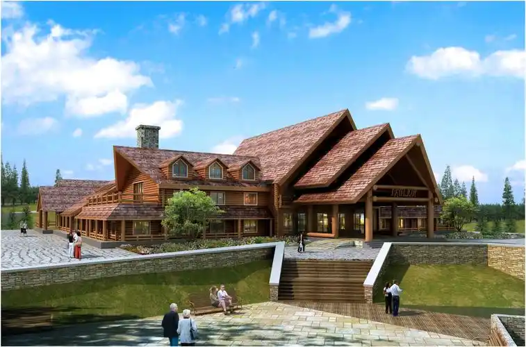 会所建筑外观-度假会所第7张图片