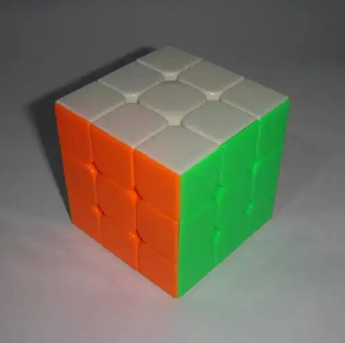 7cm 免贴纸abs工程塑料 儿童智力玩具魔方