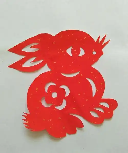 剪纸兔子的剪法