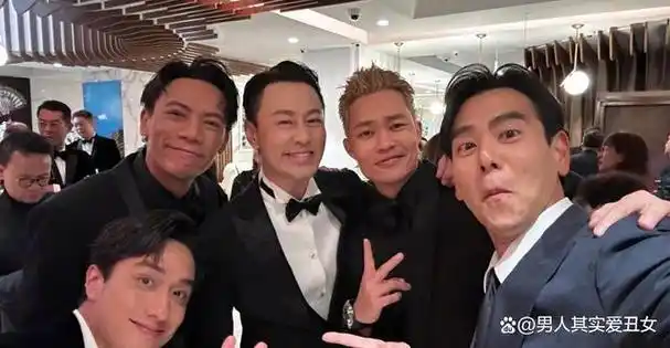 彭于晏晒戛纳明星合影佟丽娅豪放不羁,古天乐面容僵硬林峰显老态