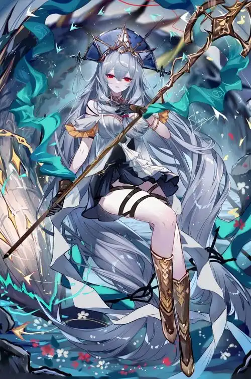 明日方舟斯卡蒂人物壁纸特辑