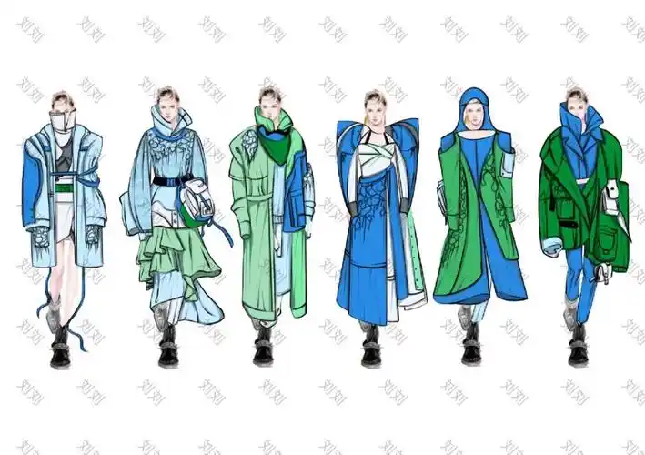 服装效果图手绘ps