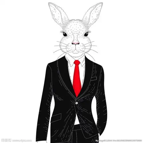 键 词:兔先生 ai矢量图 可爱的 抽象动物 绅士兔  设