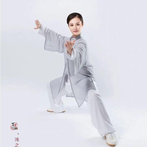 网红太极服女披纱中国国风太极拳比赛武术功夫太极服