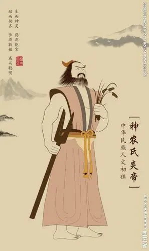 清水塘学校六年级110班沈芯玉炎帝神农