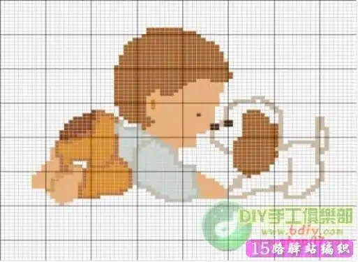编织儿童毛衣动物花样,儿童动物毛衣编织方法图案|棒针编织图解