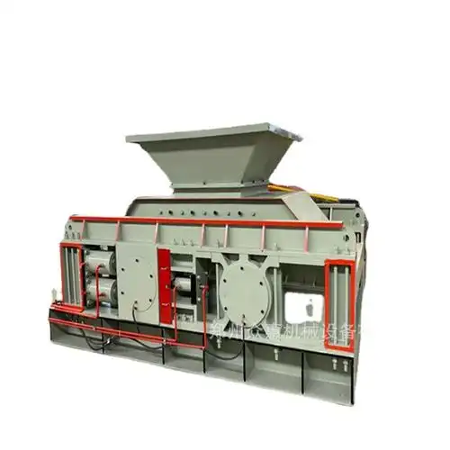 新型液压对辊破碎机 众惠1510高压辊制砂机 刨铣料齿辊破碎机