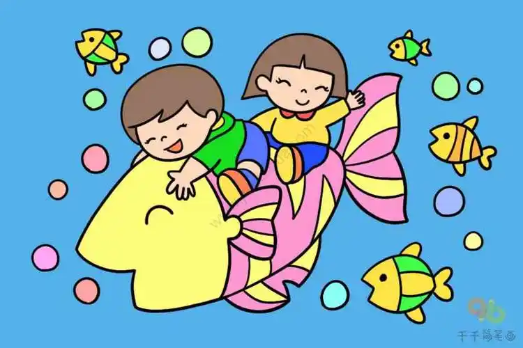 创意情景简笔画大全 小朋友们的童年乐趣_儿童画简笔画