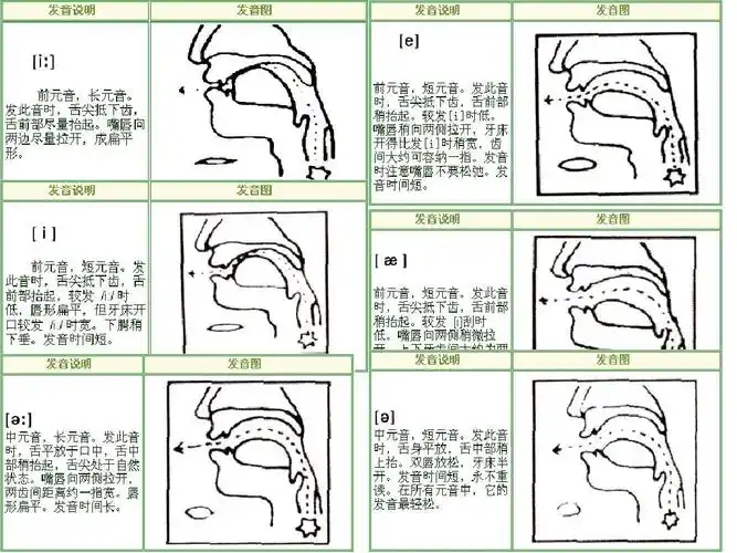 音标发音口型