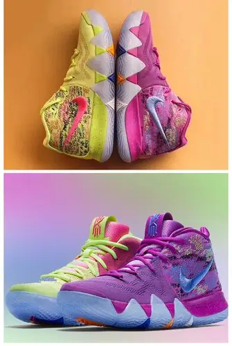 nike kyrie 4 欧文4代 首发 彩紫鸳鸯篮球鞋 aa2897-900女/aj1691-900