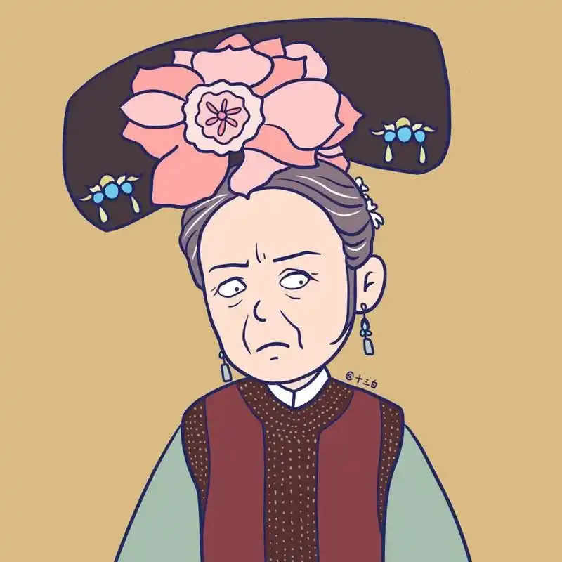 十三白插画 原创 坏人头像 你认识吗 #我是原创插画师