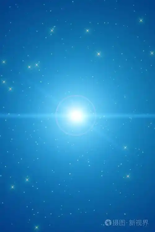 明亮的星星在夜空中闪耀空间概念