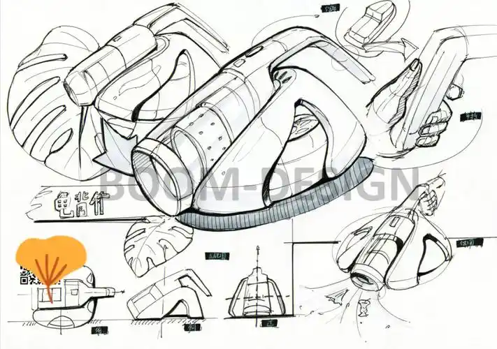 工业设计产品手绘小版面线稿