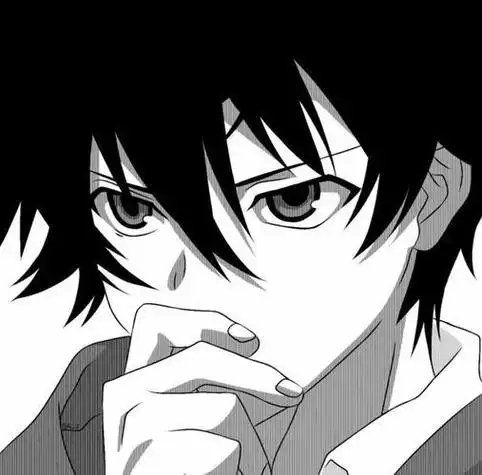 帅气二次元动漫男生头像黑白 动漫头像图片大全 -【爱个性】