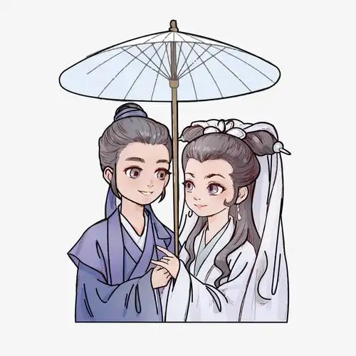 许仙 白娘子 打伞 许汉文 白蛇 爱情