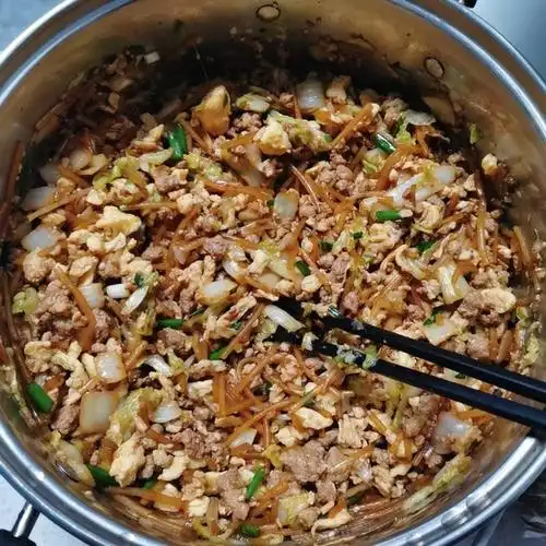 〆゛-无奈流逝太多的青春_gviu做的皮薄馅儿大的粉丝肉末包子(馅料