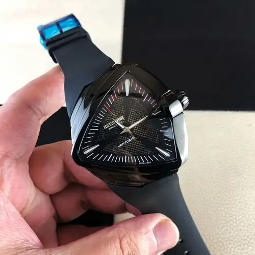 汉密尔顿-探险系列黑衣人3搭载全自动机械机芯进口橡胶表带|tw手表