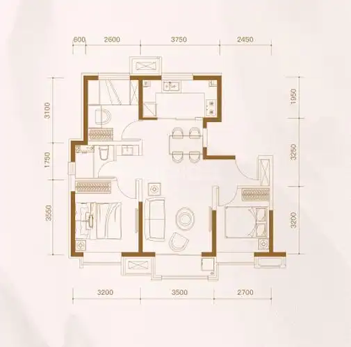 中建城户型图(链家网)