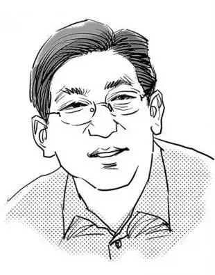 男校长卡通简笔画