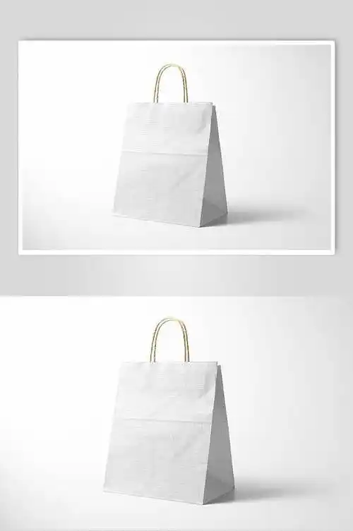 简约素雅环保袋高端样机设计