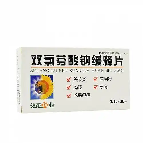 葵花药业 双氯芬酸钠缓释片 0.1g*20片