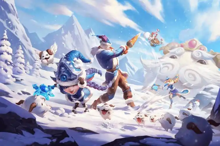 lol手游冰雪节皮肤上线气氛拉满礼物不二之选