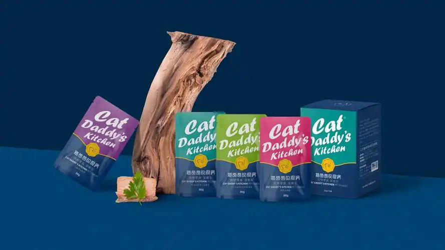 猫爸爸的厨房 · 宠物食品系列包装设计