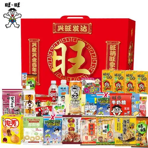 旺旺 旺字零食巨型大礼盒 网红零食袋送女友年货零食