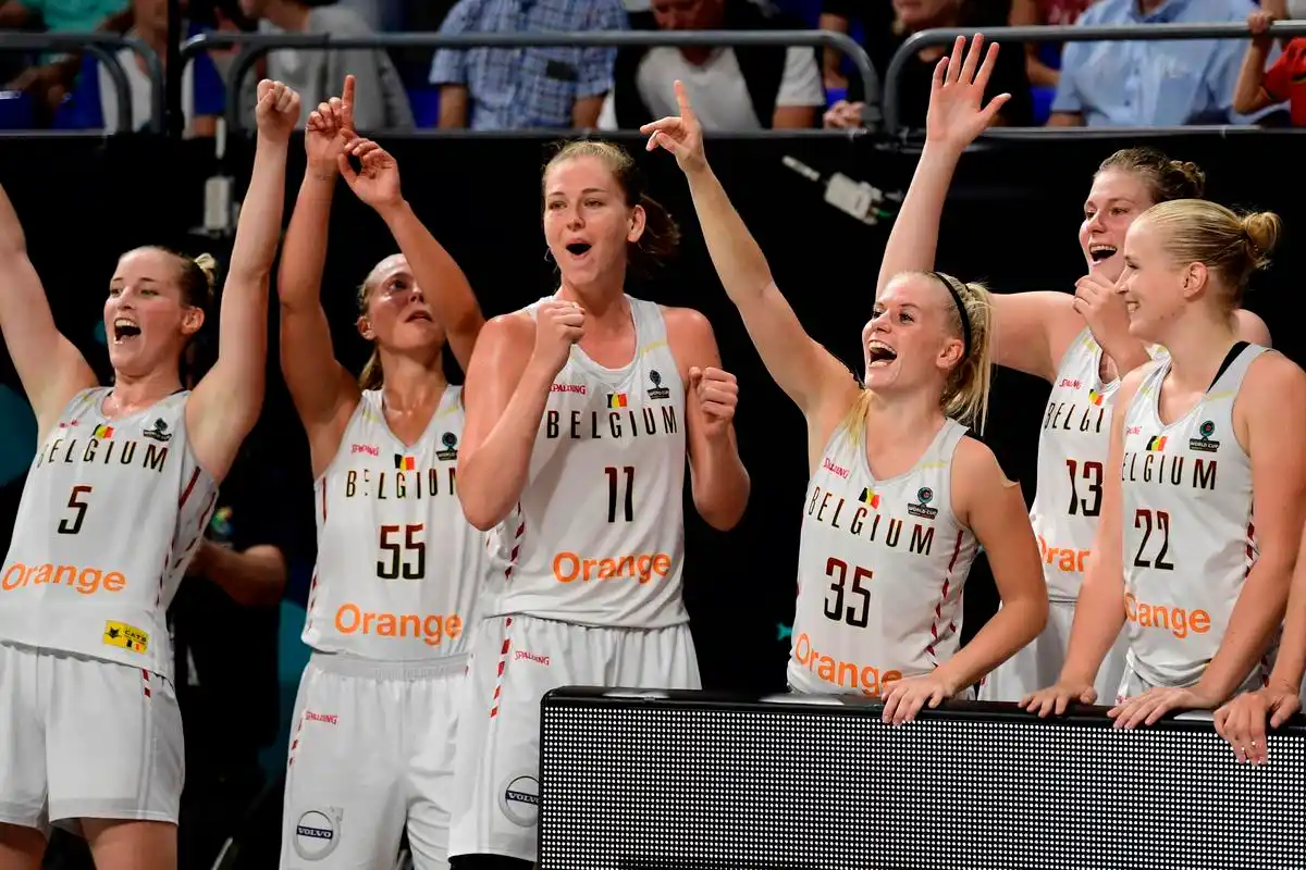 篮球——女篮世界杯:比利时晋级半决赛(2)