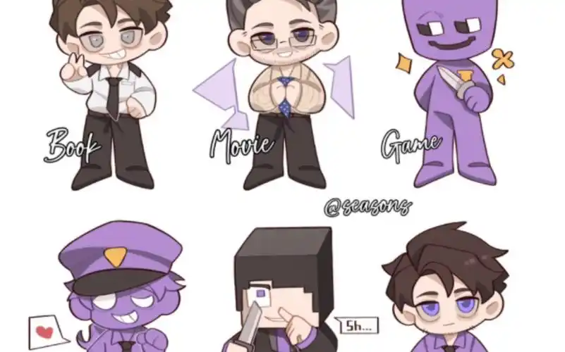 【绘画记录】一口一个紫衣人