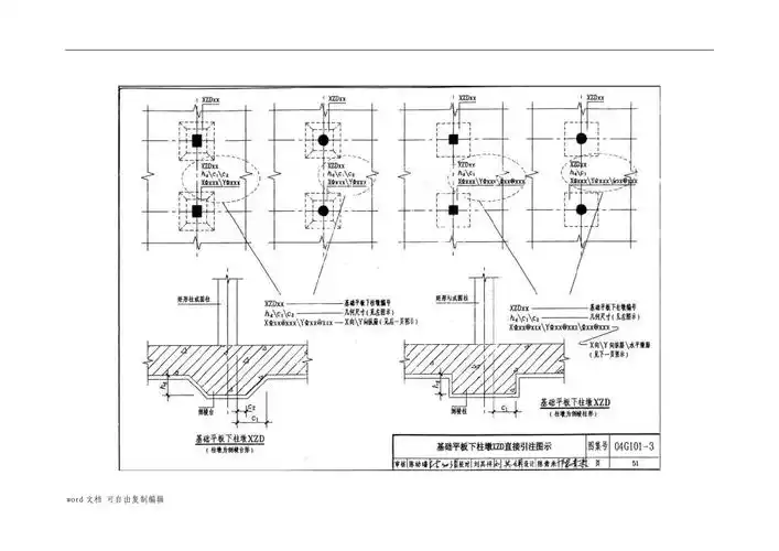 筏形基础平法配筋图集